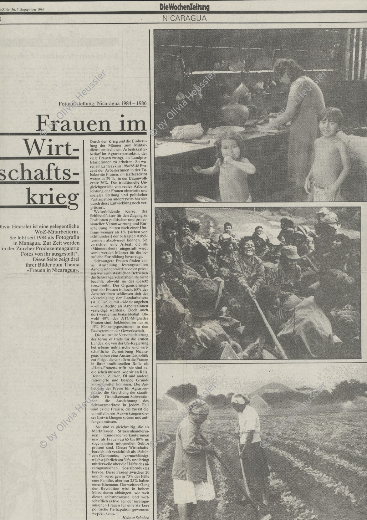 Image of sheet 19850320 photo 27: Die Soldatinnen des sandinistischen Frauenbataillon «Veronica Lacayo» kehren von der Front nach Hause zurück, Leon Nicaragua 1985.